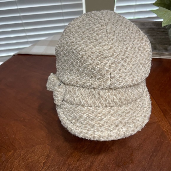 Bordini  Wool Hat Newsboy Style Made In Italy Boho Vintage Preppy Y2K